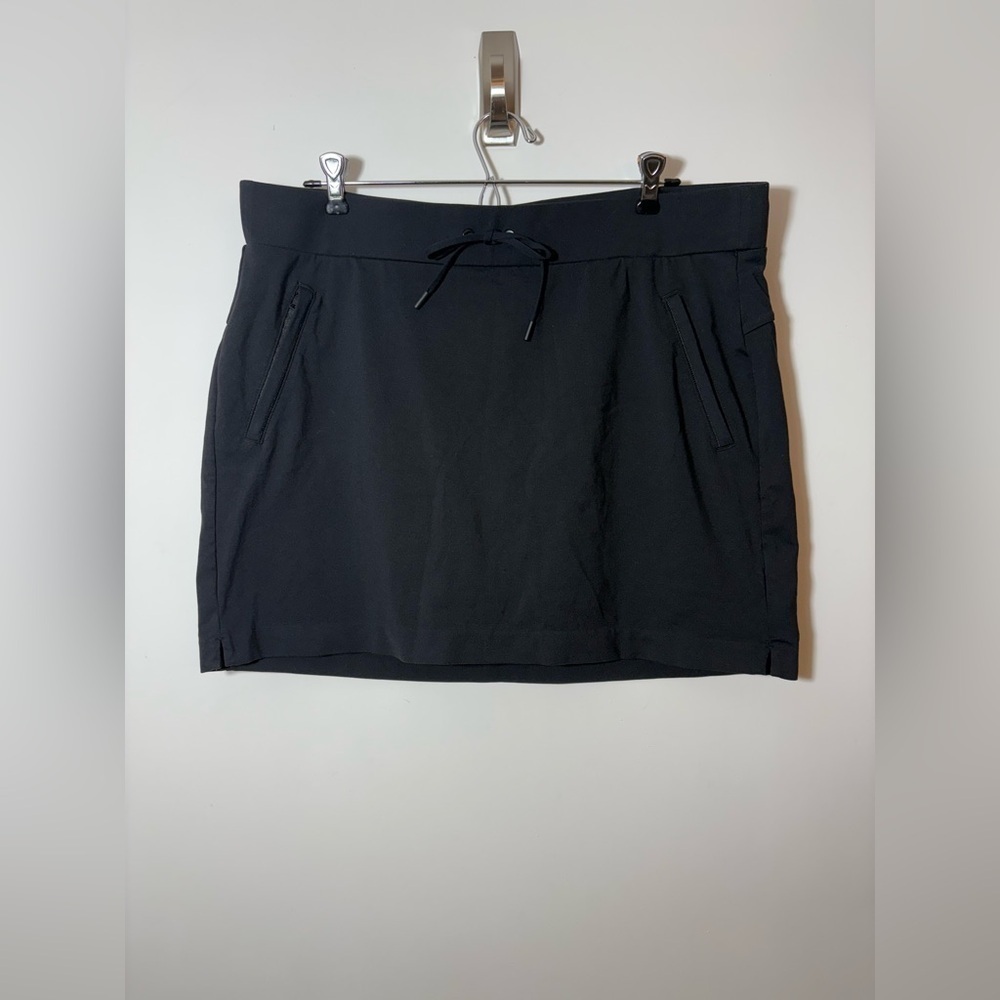 Athleta Metro Athletic Skort 210258 Women’s Size Large Black Skirt
